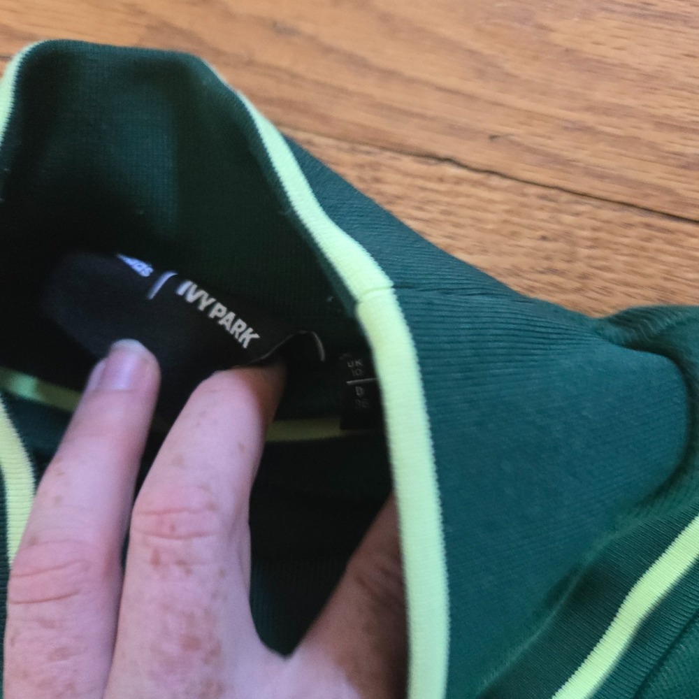 Adidas Ivy Park Green Tunic Sweatshirt Small - Picture 4 of 6